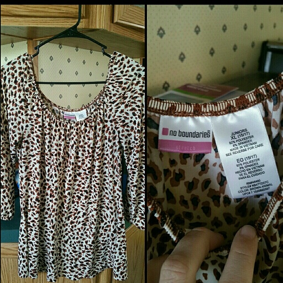 Leopard Print Blouse - Picture 1 of 1